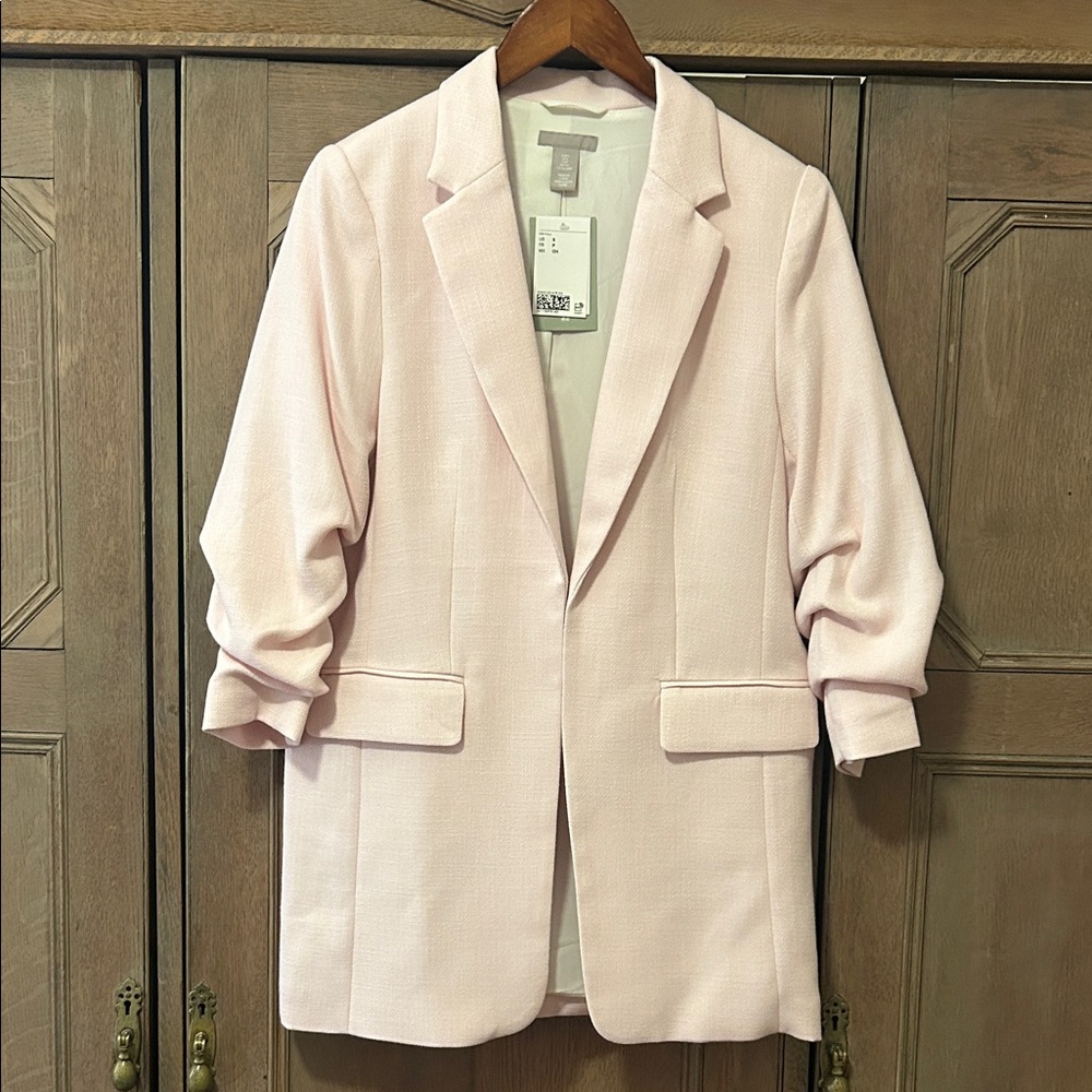H&M light Pink Blazer